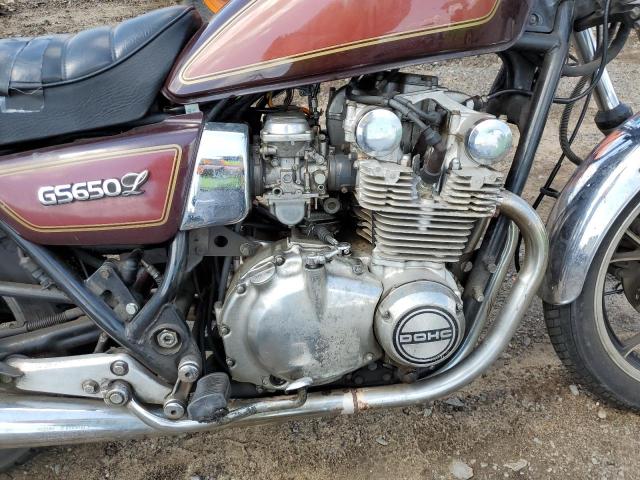 JS1GP71L4C2103226 - 1982 SUZUKI GS650 L MAROON photo 7