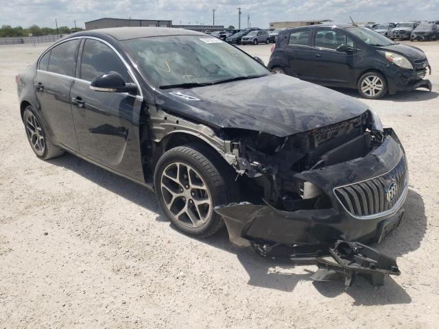 2G4GL5EX6H9102649 - 2017 BUICK REGAL SPOR BLACK photo 1