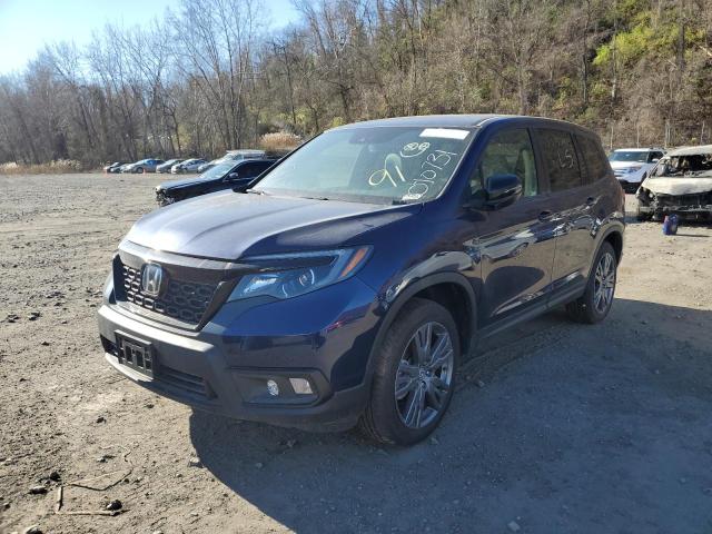 5FNYF8H53MB010383 - 2021 HONDA PASSPORT E 蓝色 照片 2