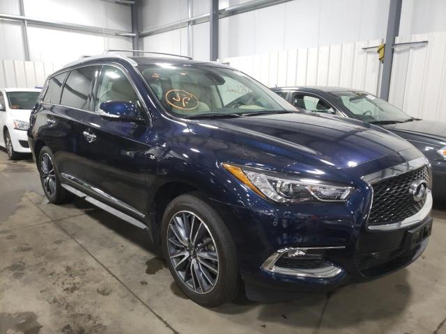 5N1DL0MM5KC525493 - 2019 INFINITI QX60 LUXE BLUE photo 1