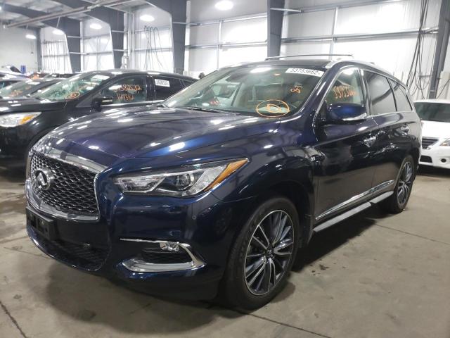 5N1DL0MM5KC525493 - 2019 INFINITI QX60 LUXE BLUE photo 2