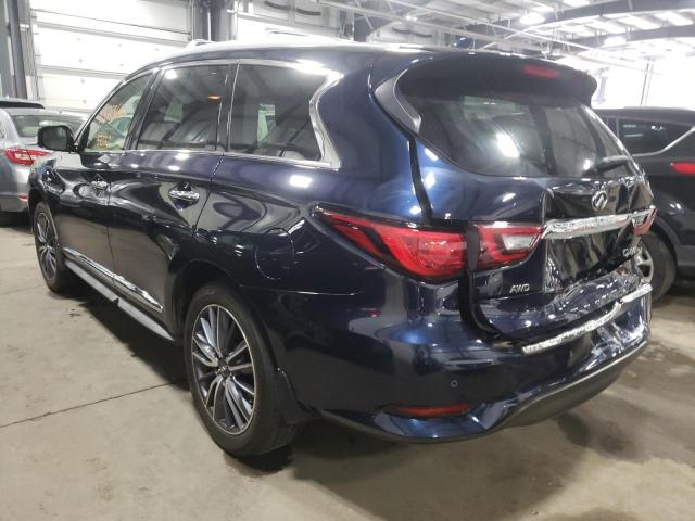 5N1DL0MM5KC525493 - 2019 INFINITI QX60 LUXE BLUE photo 3