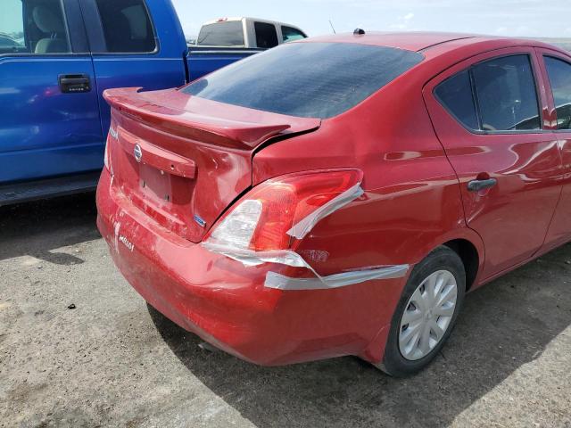 3N1CN7AP9EL860303 - 2014 NISSAN VERSA S RED photo 9