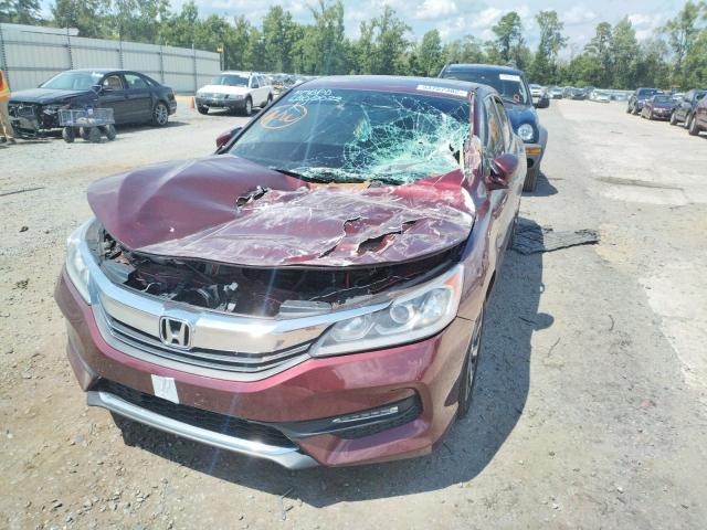 1HGCR2F83GA111028 - 2016 HONDA ACCORD EXL BURGUNDY photo 2