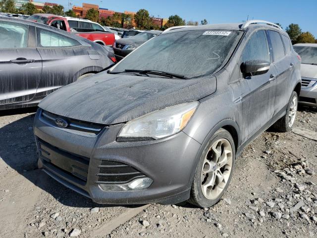 1FMCU9J93EUA51636 - 2014 FORD ESCAPE TIT GRAY photo 2