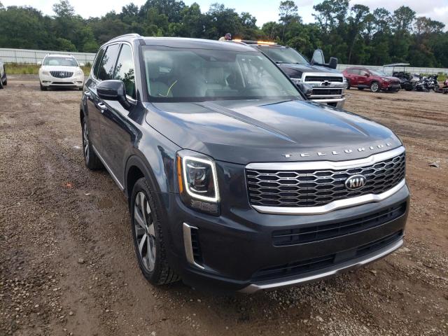 5XYP6DHC0MG157871 - 2021 KIA TELLURIDE GRAY photo 1