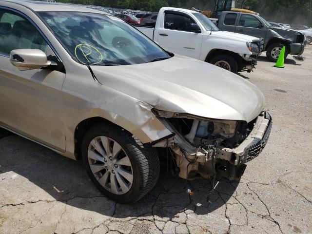 1HGCR2F88DA189901 - 2013 HONDA ACCORD EXL BEIGE photo 9