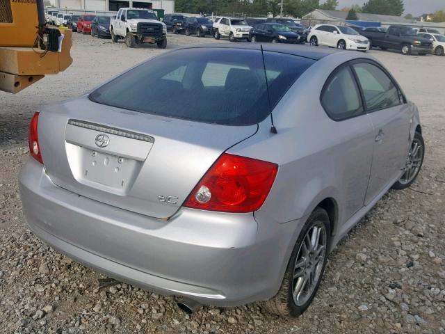 JTKDE167460100939 - 2006 TOYOTA SCION TC 银色 照片 4
