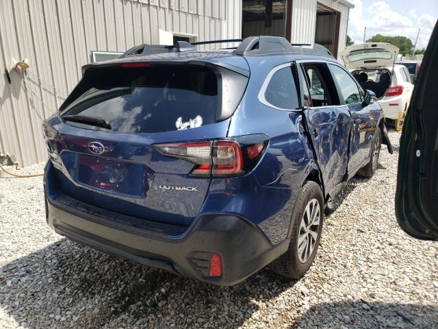 4S4BTADC0M3154928 - 2021 SUBARU OUTBACK PR BLUE photo 4