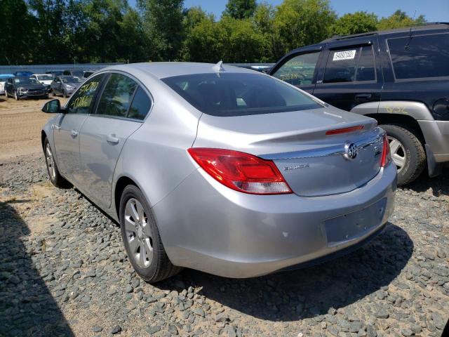 2G4GN5EK4C9151324 - 2012 BUICK REGAL SILVER photo 3