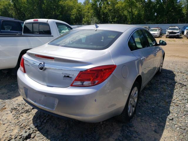 2G4GN5EK4C9151324 - 2012 BUICK REGAL SILVER photo 4