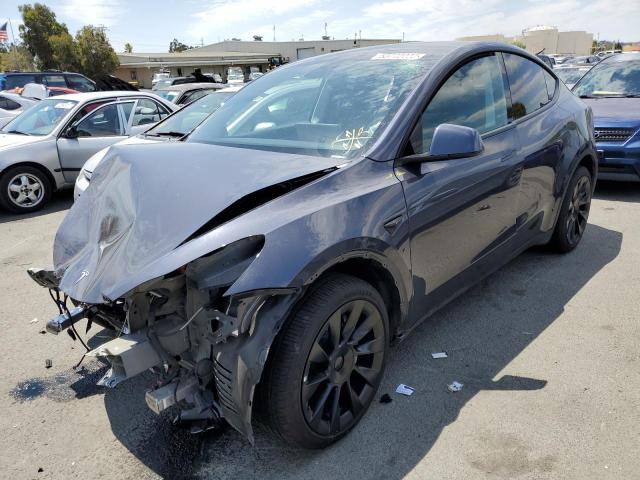 7SAYGDEE6NF347239 - 2022 TESLA MODEL Y Графитовый фото 2