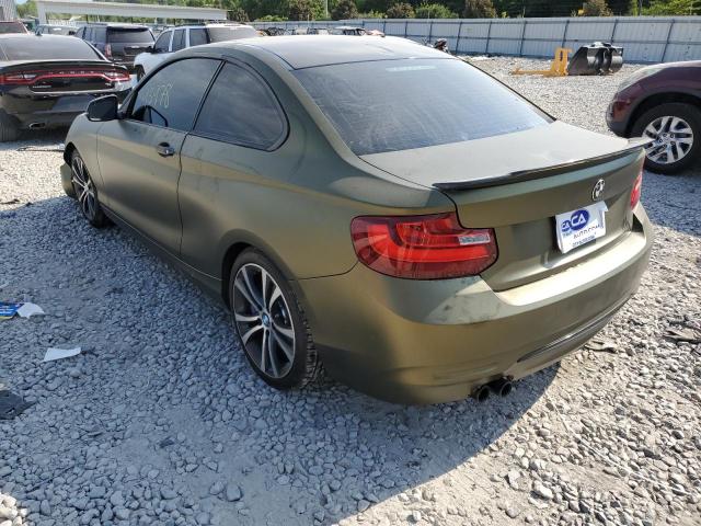 WBA1F9C54GV742426 - 2016 BMW 228 I SULE GREEN photo 3
