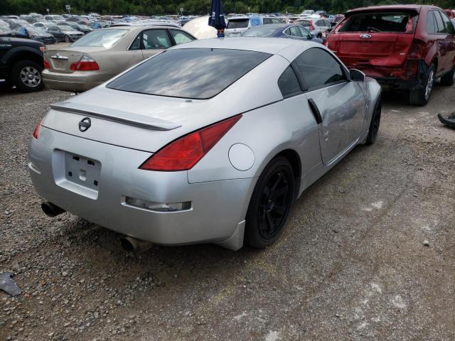 JN1AZ34E13T013606 - 2003 NISSAN 350Z COUPE SILVER photo 4