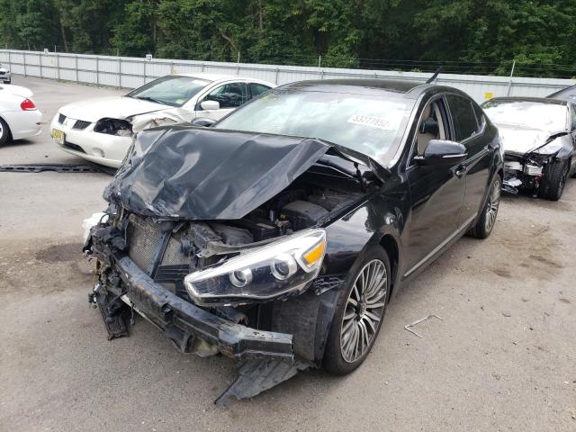 KNALN4D76F5176007 - 2015 KIA CADENZA PR BLACK photo 2