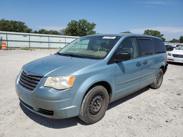 2A8HR44H48R694573 - 2008 CHRYSLER TOWN & COU BLUE photo 2