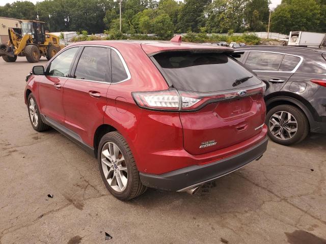 2FMPK4K85FBC10454 - 2015 FORD EDGE TITAN RED photo 3