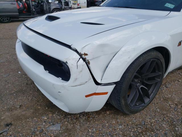 2C3CDZFJXMH539091 - 2021 DODGE CHALLENGER WHITE photo 9