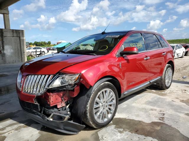 2LMDJ8JK4CBL04531 - 2012 LINCOLN MKX AWD RED photo 2