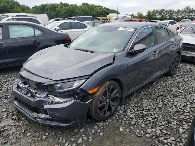 2HGFC2F84LH524215 - 2020 HONDA CIVIC SPOR GRAY photo 2