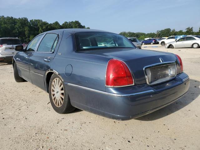 1LNHM82W55Y655220 - 2005 LINCOLN TOWN CAR S BLUE photo 3