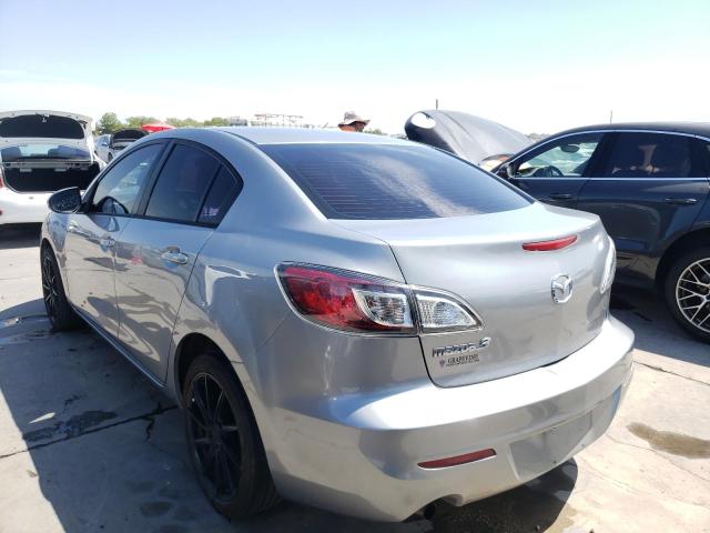 JM1BL1TG7D1799466 - 2013 MAZDA 3 I GRAY photo 3