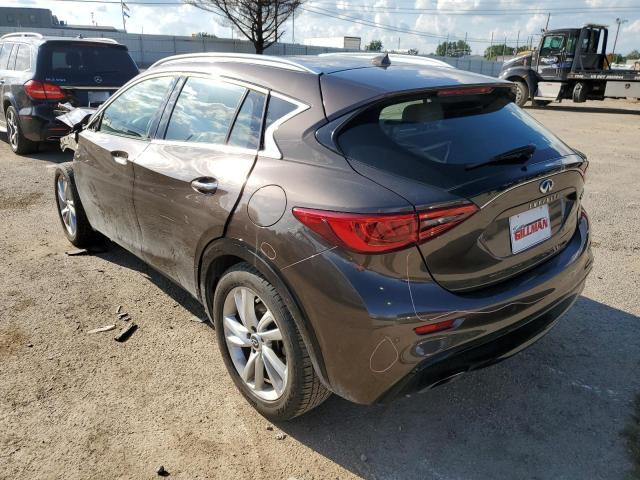 SJKCH5CP5HA031047 - 2017 INFINITI QX30 BASE BROWN photo 3