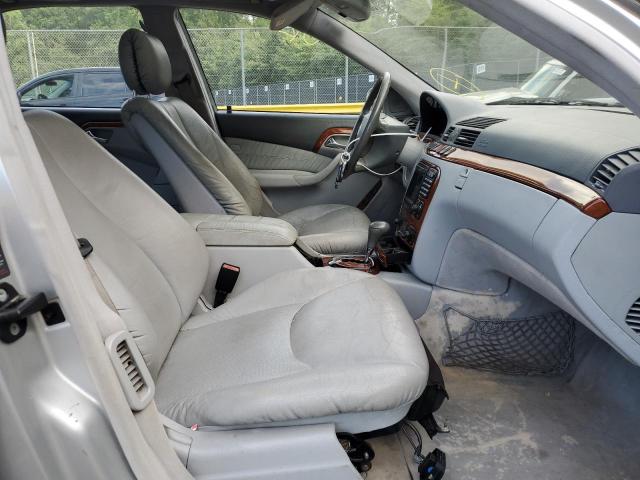 WDBNG70J92A308590 - 2002 MERCEDES-BENZ S 430 SILVER photo 5