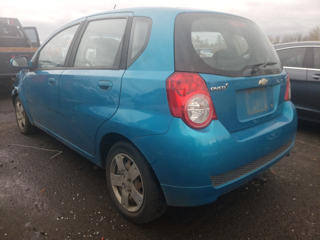 KL1TD66E09B338465 - 2009 CHEVROLET AVEO LS 蓝色 照片 3