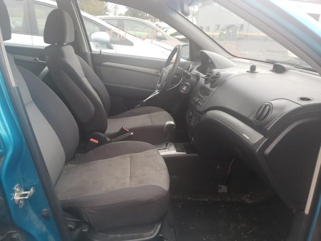 KL1TD66E09B338465 - 2009 CHEVROLET AVEO LS 蓝色 照片 5