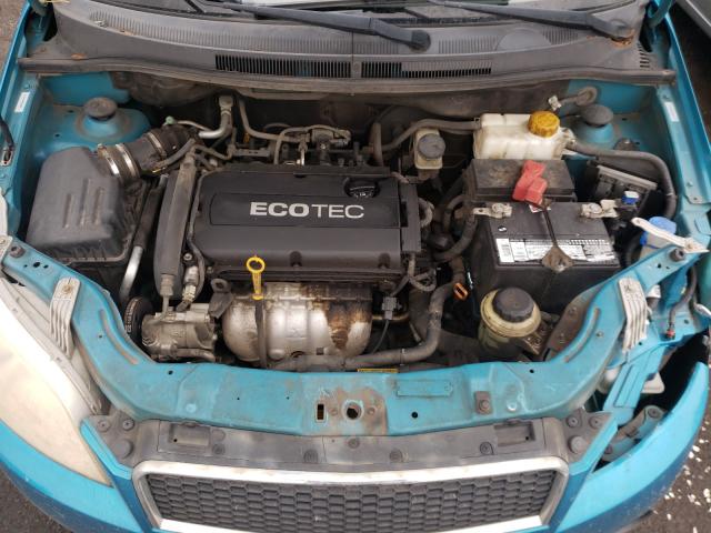 KL1TD66E09B338465 - 2009 CHEVROLET AVEO LS 蓝色 照片 7