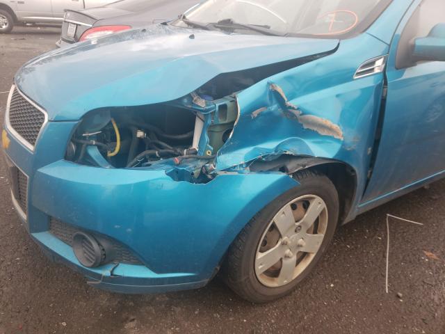 KL1TD66E09B338465 - 2009 CHEVROLET AVEO LS 蓝色 照片 9