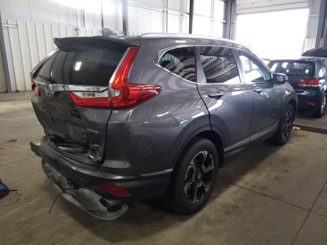 7FARW2H95JE036956 - 2018 HONDA CR-V TOURI CHARCOAL photo 4