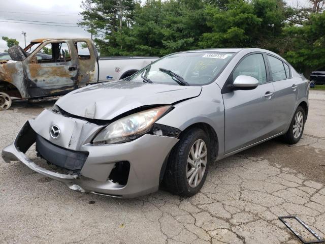 JM1BL1V73C1696945 - 2012 MAZDA 3 I SILVER photo 2