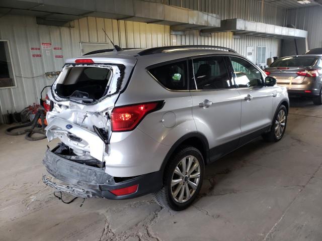 1FMCU9HD4KUB22333 - 2019 FORD ESCAPE SEL SILVER photo 4