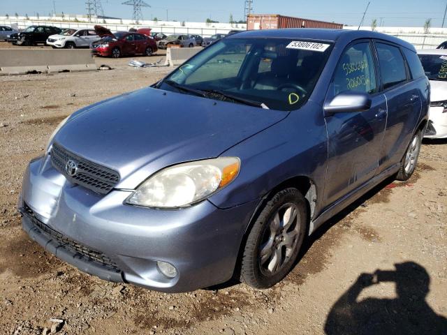 2T1KR32EX5C552000 - 2005 TOYOTA MATRIX BLUE photo 2