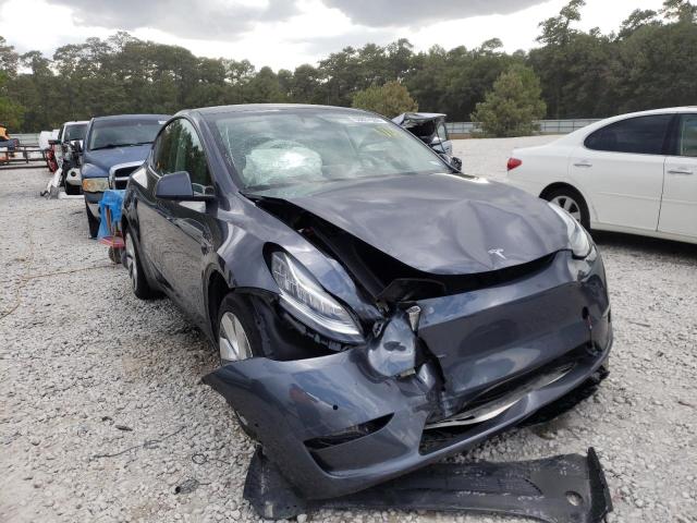 7SAYGDEE7NF364504 - 2022 TESLA MODEL Y Bleu photo 1