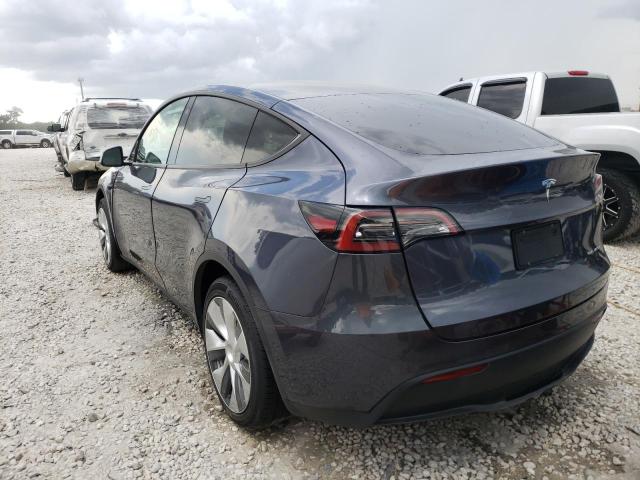 7SAYGDEE7NF364504 - 2022 TESLA MODEL Y Bleu photo 3