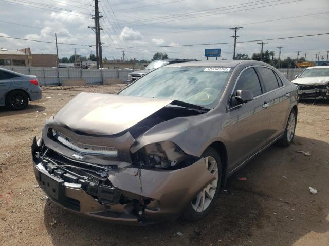 1G1ZE5E78BF168845 - 2011 CHEVROLET MALIBU LTZ ნაცრისფერი ფოტო 2