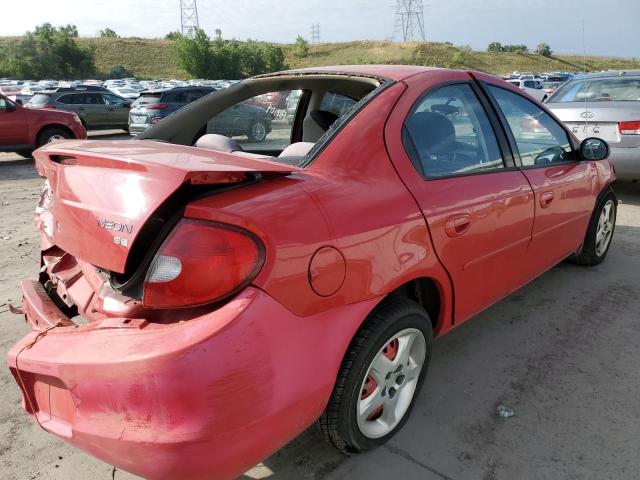 1B3ES46C92D639029 - 2002 DODGE NEON SE RED photo 4