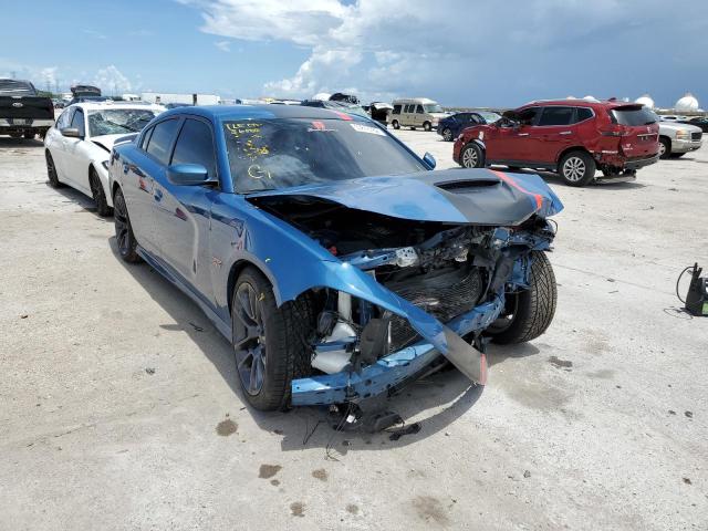 2C3CDXGJ7MH557504 - 2021 DODGE CHARGER SC BLUE photo 1