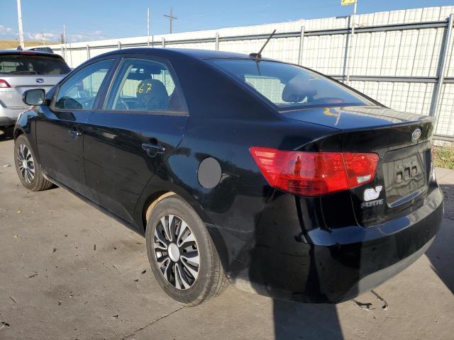 KNAFU4A27C5611833 - 2012 KIA FORTE EX BLACK photo 3