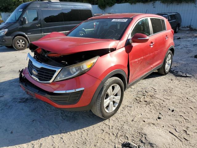 KNDPB3A28D7426803 - 2013 KIA SPORTAGE B RED photo 2