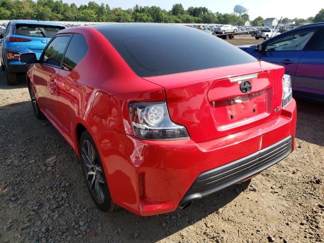 JTKJF5C70FJ002237 - 2015 TOYOTA SCION TC წითელი ფოტო 3