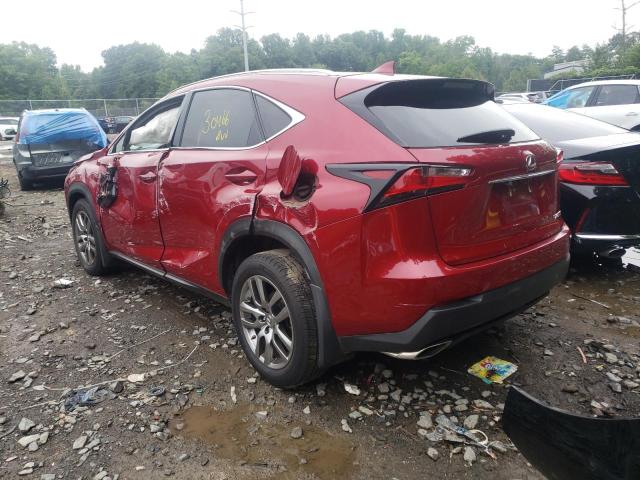 JTJBARBZ2G2067832 - 2016 LEXUS NX 200T BA RED photo 3