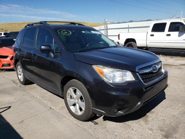 JF2SJADC0FH430400 - 2015 SUBARU FORESTER 2 BLACK photo 1