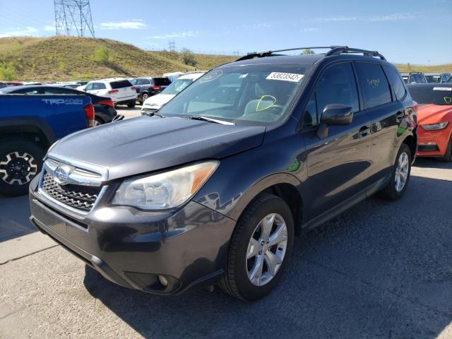 JF2SJADC0FH430400 - 2015 SUBARU FORESTER 2 BLACK photo 2