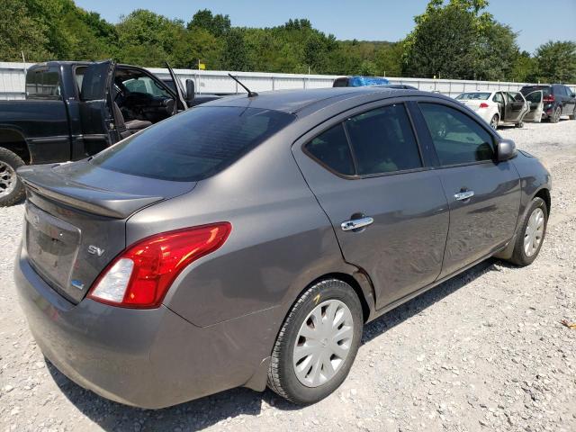 3N1CN7AP5EL803922 - 2014 NISSAN VERSA S GRAY photo 4