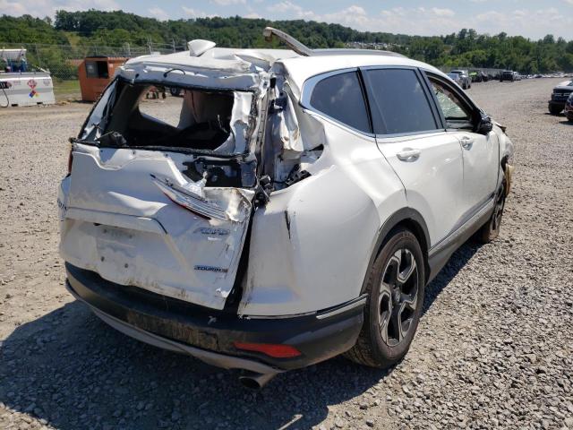 5J6RW2H99JL015837 - 2018 HONDA CR-V TOURI WHITE photo 4