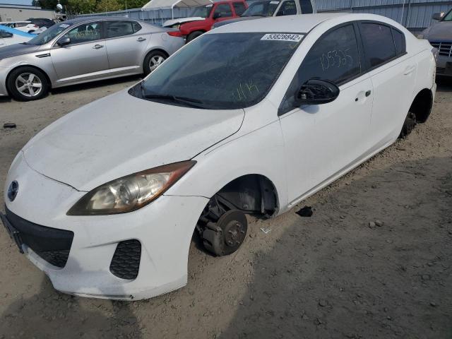 JM1BL1TF2D1783313 - 2013 MAZDA 3 I WHITE photo 2